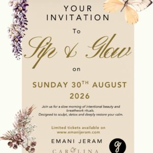 Sip & Glow Ticket